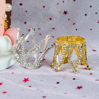 [SIÊU RẺ❤️] – Vương miện đính đá size nhỏ - Trang trí bánh sinh nhât bánh kem
