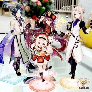 Mô Hình Standee acrylic Anime Genshin Impact Cafe (15cm)