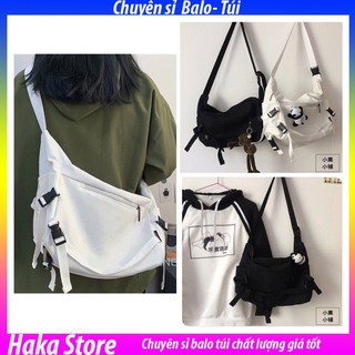 Túi vải tote Đeo Chéo Canvas Cỡ Lớn Thời Trang Hàn Quốc