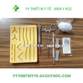 Bộ tiểu phẫu và bộ khâu da  có dao cán tròn siêu sắc ( (Bộ phẫu thuật thực hành)