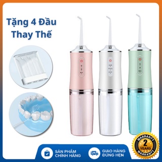 Máy tăm nước nha khoa Oral Irrigator thế hệ mới 2021  FREESHIP  Vòi xoay 360° với công nghệ làm sạch châu âu -BH 2 năm