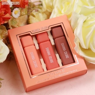 (Có tách lẽ) Set son kem lì SIVANNA HF6027