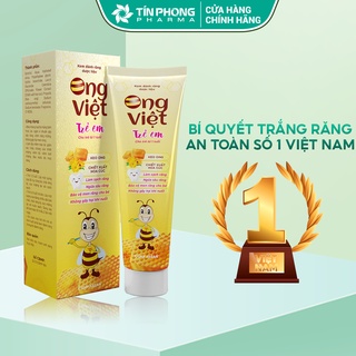 Kem Đánh Răng Dược Liệu Ong Việt Chăm Sóc Lợi Chắc Khỏe, Hạn Chế Mảng Bám, Giúp Răng Trắng Sáng Tuýp 150gr TMP024