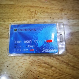 Bao nhựa đựng Thẻ đeo tên, CCCD, Giấy phép lái xe, Thẻ ATM có lỗ đeo dây