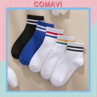 Tất cổ cao Comavi kẻ sọc ngang Hàn Quốc siêu hot cho nữ TK01