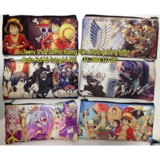 Túi bút Anime manga đủ mẫu