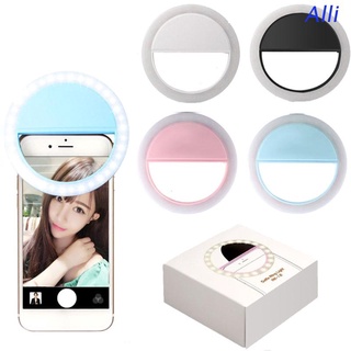 Vòng đèn led usb mini kẹp điện thoại hỗ trợ chụp ảnh / live stream / youtube / tiktok