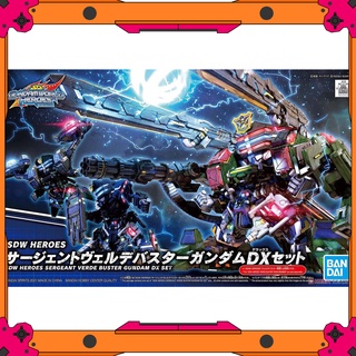 Mô Hình Gundam SD World Hero Sergeant  Verde Buster Gundam DX SET