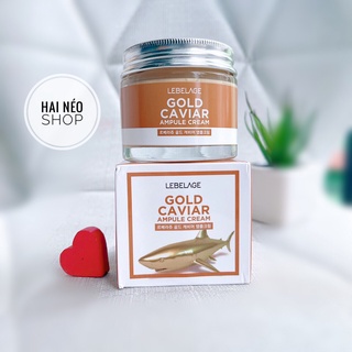 [DATE 10/22] Kem dưỡng tái tạo phục hồi da hư tổn, lão hóa, chảy xệ Trứng Cá Tầm Lebelage Gold Caviar ampule cream 70ml