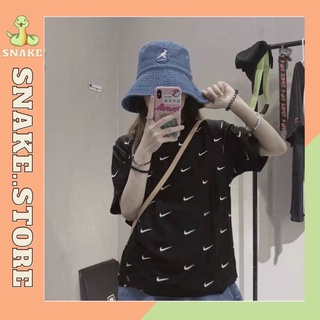 Áo Thun Tay Lỡ Unisex - Áo Phông From Rộng - Áo Phông Dấu Phẩy N I K E Toàn Thân hót