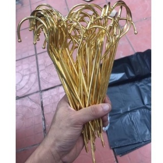 Đầu móc treo quần áo - móc treo quần áo dài 15cm kim loại mạ vàng sang chảnh
