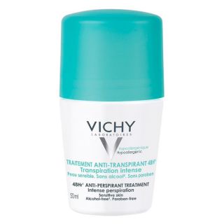 Lăn Khử Mùi Giúp Khô Thoáng Vùng Da Dưới Cánh Tay 48h Vichy Traitement Anti- Transpirant 48h (50ml)