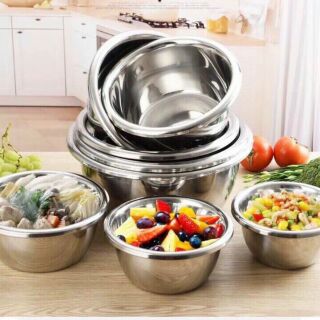 Tô inox xịn đựng thức ăn đường kính 20cm