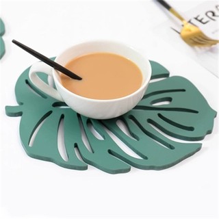 Lót Cốc Chiếc Lá Decor T9 (Chọn Size)