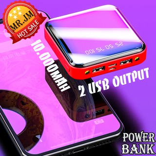 [ Hàng Chuẩn ] Sạc dự phòng Dung Lượng Thật 10.000mAh 2 Cổng USB Output HighSpeed kèm đèn pin chiếu sáng