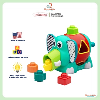 Đồ chơi phân loại hình khối Infantino Jumbo 12M+, đồ chơi phát triển trí tuệ cho bé - Monnie Kids