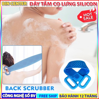 DÂY CỌ TẮM SILICON - Dây Chà Lưng 2 Mặt Bằng Silicon Siêu Mềm, Massage cơ thể mẫu mới