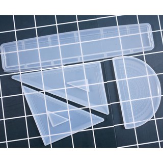 Khuôn silicon đổ resin hình thước kẻ