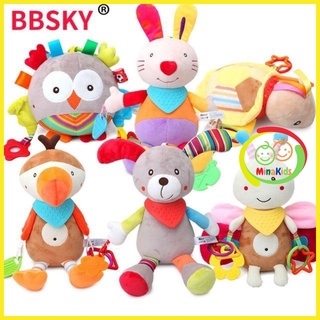 Thú Bông Treo Nôi Gặm Nướu Treo Xe Đẩy Đồ Chơi Xúc Xắc Lục Lạc Cho Bé BBSKY TN22