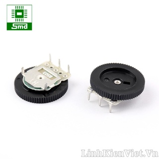 Biến trở chiết áp xoay 3 chân kiểu bánh xe 16mm trị số 1K 5K 10K 20K 50K 100K