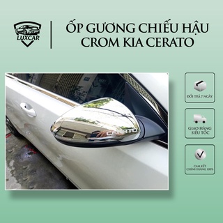 Ốp gương chiếu hậu CHEVROLET COLORADO mạ Crom cao cấp LUXCAR
