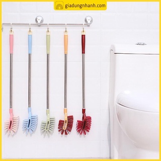 [VIP] Cọ Vệ Sinh Toilet, Cọ Vệ Sinh Bồn Cầu Có Cán Dài Bằng Inox Tháo Lắp Tiện Lợi