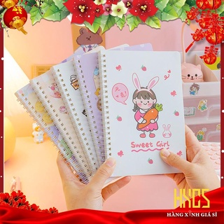 ⚜️⚜️[ MẪU MỚI ] ⚜️⚜️ SỔ LÒ XO A5 GOOD GIRLS, SỔ TAY KẺ NGANG, kích thước A5 - 140x207mm, 120 trang.