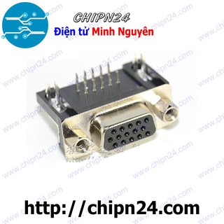 [1 CÁI] DB15 Cái Cong (3 hàng chân) cổng VGA