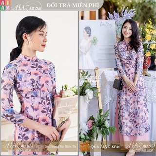 Áo Dài Hoa Nhí Cách Tân Nữ HT07