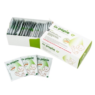 Gạc rơ lưỡi Dr Papie vệ sinh răng miệng / Rơ lưỡi Dr Papie cho bé (30 gói)
