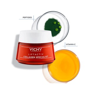 Vichy - Kem Dưỡng Collagen Ngày &amp; Đêm Cải Thiện Dấu Hiệu Lão Hóa Chuyên Biệt 15ml -  50ml