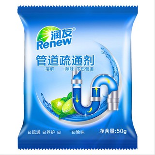 Túi bột tẩy bồn cầu, thông đường ống đánh bay cặn bần siêu sạch