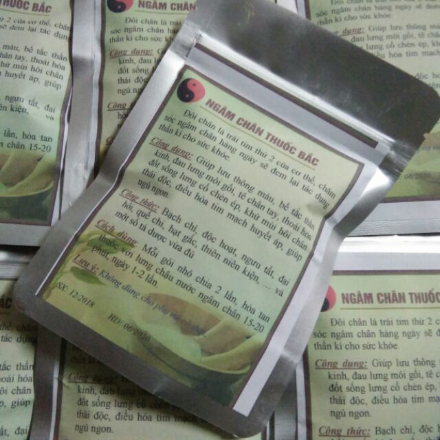 Bột ngâm chân thuốc bắc