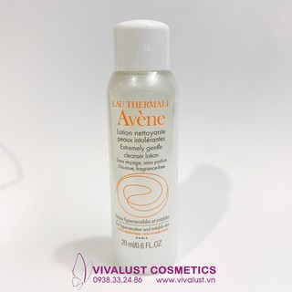 [Mini 20ml] Lotion Rửa Mặt &amp; Tẩy Trang AVENE EXTREMELY GENTLE CLEANSER LOTION