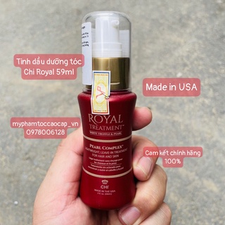 #chi_usa_chính_hãng_100% Tinh dầu dưỡng tóc CHI Farouk Royal Treatment cho tóc khô, nhuộm màu 59ml