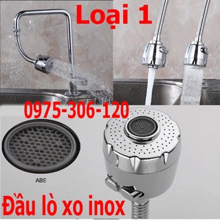 [LOẠI 1] Đầu Vòi rửa chén 2 chế độ bẻ rửa được mọi vị trí,cần lò xo inox cao cấp,đầu nối inox không phải nhựa