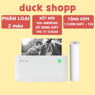 máy in PERIPAGE a6 a9 MAX GIA ĐÌNH LỚN NHẤT PERIPAGE Đựng được 3 khổ giấy 107x30, 77x30, 57x30 m