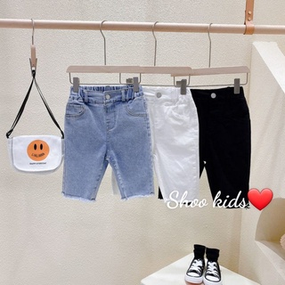 Quần Đùi Kaki Cho Bé Trai Gái Túi Giả Binhphuong.Store M45 Quần Đùi Jean Đi Học Đi Chơi Cho Bé Từ 1 2 3 4 tuổi