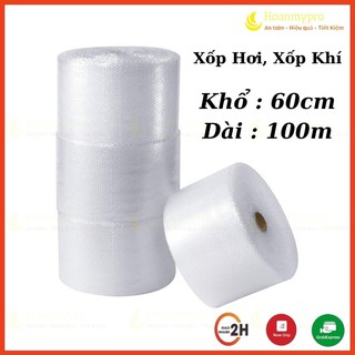 Xốp Bóng Khí Bọc Hàng Giảm Chấn Chống Sốc Khổ Rộng 60cm Dài 100m HoanMypro