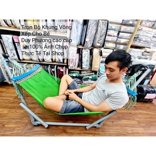 [GIÁ HỦY DIỆT]⭐Khung võng cho bé Duy Phương, combo khung võng em bé kèm võng lưới giá tốt⭐