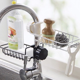 [Thép Không Gỉ] Kệ Giỏ Treo Bồn Rửa Chén Inox Không Gỉ - Khay Đựng Xà Phòng Nhà Bếp, Phòng Tắm Thông Minh