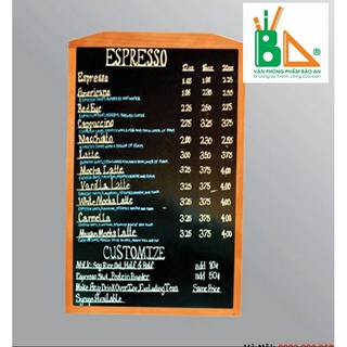 Bảng menu treo tường Alora