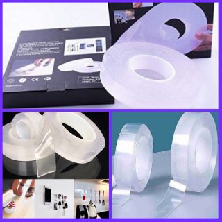Băng dính 2 mặt đa năng trong suốt 3m