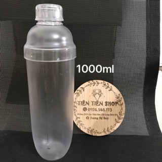 Bình lắc nhựa pha chế 1000ml