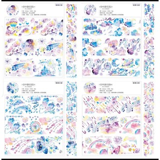 [chiết]washi tape sắc màu cổ tích