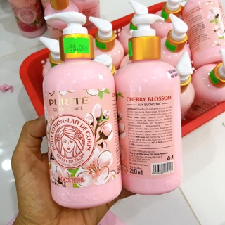 Sữa dưỡng thể PURITE 250g HƯƠNG HOA ĐÀO
