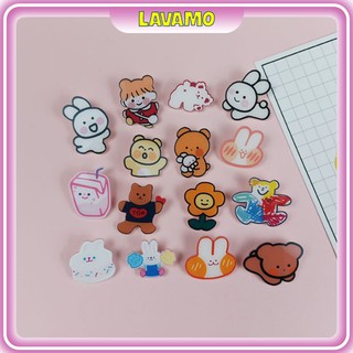 Phụ kiện cài trang trí áo balo túi ví siêu cute LAVAMO ST00