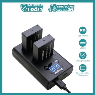 BỘ 2PIN SẠC KINGMA LP-E12 CANON M, M2, M10, M50, 100D ( THẾ HỆ 2)