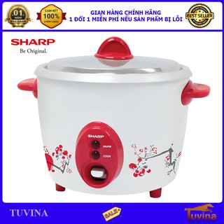 Nồi Cơm Điện Sharp 2.2 Lít KSH-D22V Nắp Rời - Xuất Xứ Thái Lan - Hàng Chính Hãng (Bảo Hành 12 Tháng)