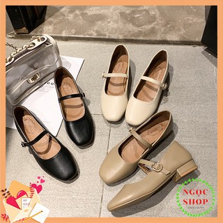 Giày Bệt Nữ Hàng QC Phong Cách Vintaga Nhẹ Nhàng